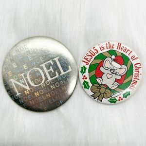 🔮 5/$25 Vintage Christian‎ Christmas Pins